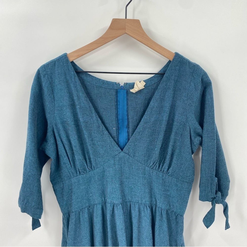 Mata Traders Cotton Fit & Flare Dress Small - Picture 6 of 6